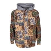 Patchwork Cord Hooded Jacket HUF , Multicolor , Dames