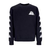 Stad Crewneck Zwart Sweatshirt Logo Print HUF , Black , Heren