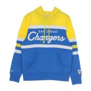 NFL Head Coach Hoody San Diego Chargers Mitchell & Ness , Blue , Heren