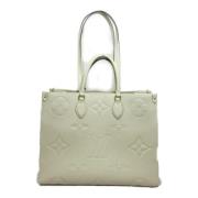 Pre-owned Leather louis-vuitton-bags Louis Vuitton Vintage , Beige , D...