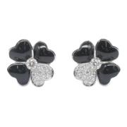 Pre-owned White Gold earrings Van Cleef & Arpels Pre-owned , White , D...