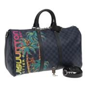 Pre-owned Canvas travel-bags Louis Vuitton Vintage , Black , Dames