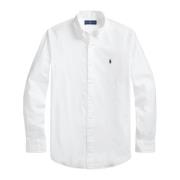 Witte Button-Down Overhemd Ralph Lauren , White , Heren