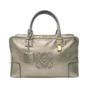 Pre-owned Leather handbags Loewe Pre-owned , Green , Dames