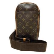 Pre-owned Fabric louis-vuitton-bags Louis Vuitton Vintage , Brown , Da...