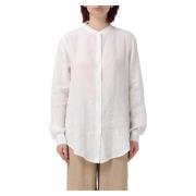 Koreaanse Stijl Shirt Fay , White , Dames