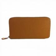 Pre-owned Leather wallets Hermès Vintage , Brown , Dames