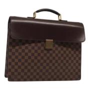 Pre-owned Canvas handbags Louis Vuitton Vintage , Brown , Dames