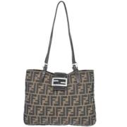 Pre-owned Canvas fendi-bags Fendi Vintage , Brown , Dames