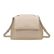 Leren tas met voor sluiting Orciani , Beige , Dames