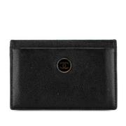 Pre-owned Leather home-office Chanel Vintage , Black , Dames