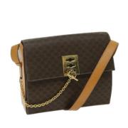 Pre-owned Canvas celine-bags Celine Vintage , Brown , Dames