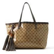 Pre-owned Leather gucci-bags Gucci Vintage , Brown , Dames