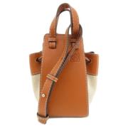 Pre-owned Canvas handbags Loewe Pre-owned , Brown , Dames