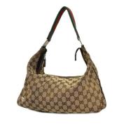 Pre-owned Canvas gucci-bags Gucci Vintage , Brown , Dames