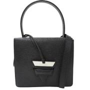 Pre-owned Leather handbags Loewe Pre-owned , Black , Dames