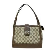 Pre-owned Canvas gucci-bags Gucci Vintage , Brown , Dames