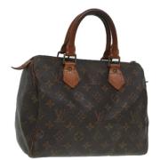 Pre-owned Canvas handbags Louis Vuitton Vintage , Brown , Dames