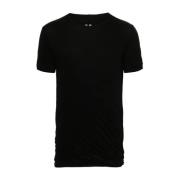 Zwarte Katoenen T-shirts en Polos Rick Owens , Black , Heren