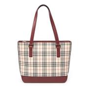 Pre-owned Canvas totes Burberry Vintage , Beige , Dames