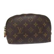 Pre-owned Canvas pouches Louis Vuitton Vintage , Brown , Dames