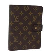 Pre-owned Canvas home-office Louis Vuitton Vintage , Brown , Dames