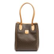 Pre-owned Coated canvas totes Celine Vintage , Brown , Dames