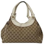 Pre-owned Leather gucci-bags Gucci Vintage , Beige , Dames