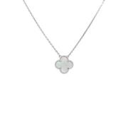 Pre-owned White Gold necklaces Van Cleef & Arpels Pre-owned , Gray , D...