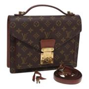 Pre-owned Canvas louis-vuitton-bags Louis Vuitton Vintage , Brown , Da...