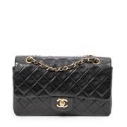 Pre-owned Leather shoulder-bags Chanel Vintage , Black , Dames