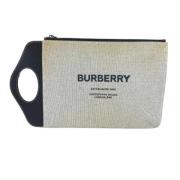 Pre-owned Canvas clutches Burberry Vintage , White , Dames