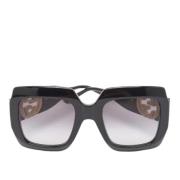 Pre-owned Acetate sunglasses Gucci Vintage , Black , Dames