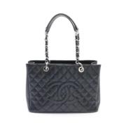 Pre-owned Canvas chanel-bags Chanel Vintage , Black , Dames