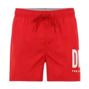 Heren Zwemshorts Nico Model Diesel , Red , Heren