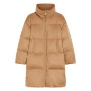 Omkeerbare Donsjas Beige Kameel Max Mara , Beige , Dames