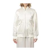 Oversized Bomberjack in Ijskleur Max Mara , Gray , Dames