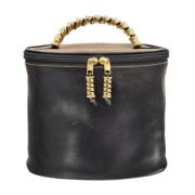 Pre-owned Leather handbags Loewe Pre-owned , Black , Dames