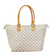 Pre-owned Canvas louis-vuitton-bags Louis Vuitton Vintage , Beige , Da...