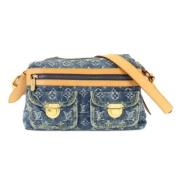 Pre-owned Denim louis-vuitton-bags Louis Vuitton Vintage , Blue , Dame...