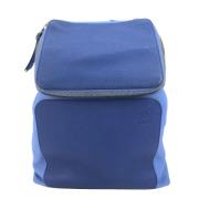 Pre-owned Leather backpacks Loewe Pre-owned , Blue , Heren