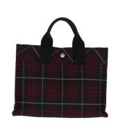 Pre-owned Fabric totes Burberry Vintage , Red , Dames