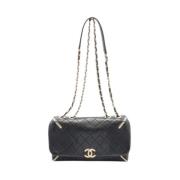 Pre-owned Fabric chanel-bags Chanel Vintage , Black , Dames