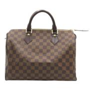 Pre-owned Canvas louis-vuitton-bags Louis Vuitton Vintage , Brown , Da...