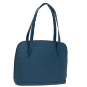 Pre-owned Leather louis-vuitton-bags Louis Vuitton Vintage , Blue , Da...