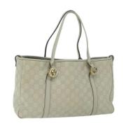 Pre-owned Canvas gucci-bags Gucci Vintage , Beige , Dames