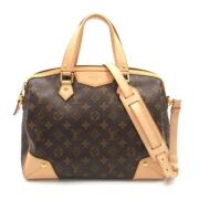 Pre-owned Canvas louis-vuitton-bags Louis Vuitton Vintage , Brown , Da...