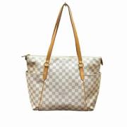 Pre-owned Fabric louis-vuitton-bags Louis Vuitton Vintage , White , Da...