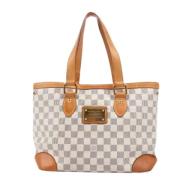 Pre-owned Leather handbags Louis Vuitton Vintage , Beige , Dames