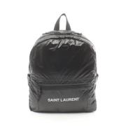 Pre-owned Nylon backpacks Yves Saint Laurent Vintage , Black , Dames